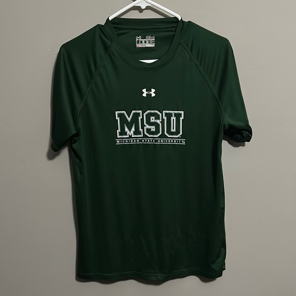 Under Armour Green MSU T-Shirt